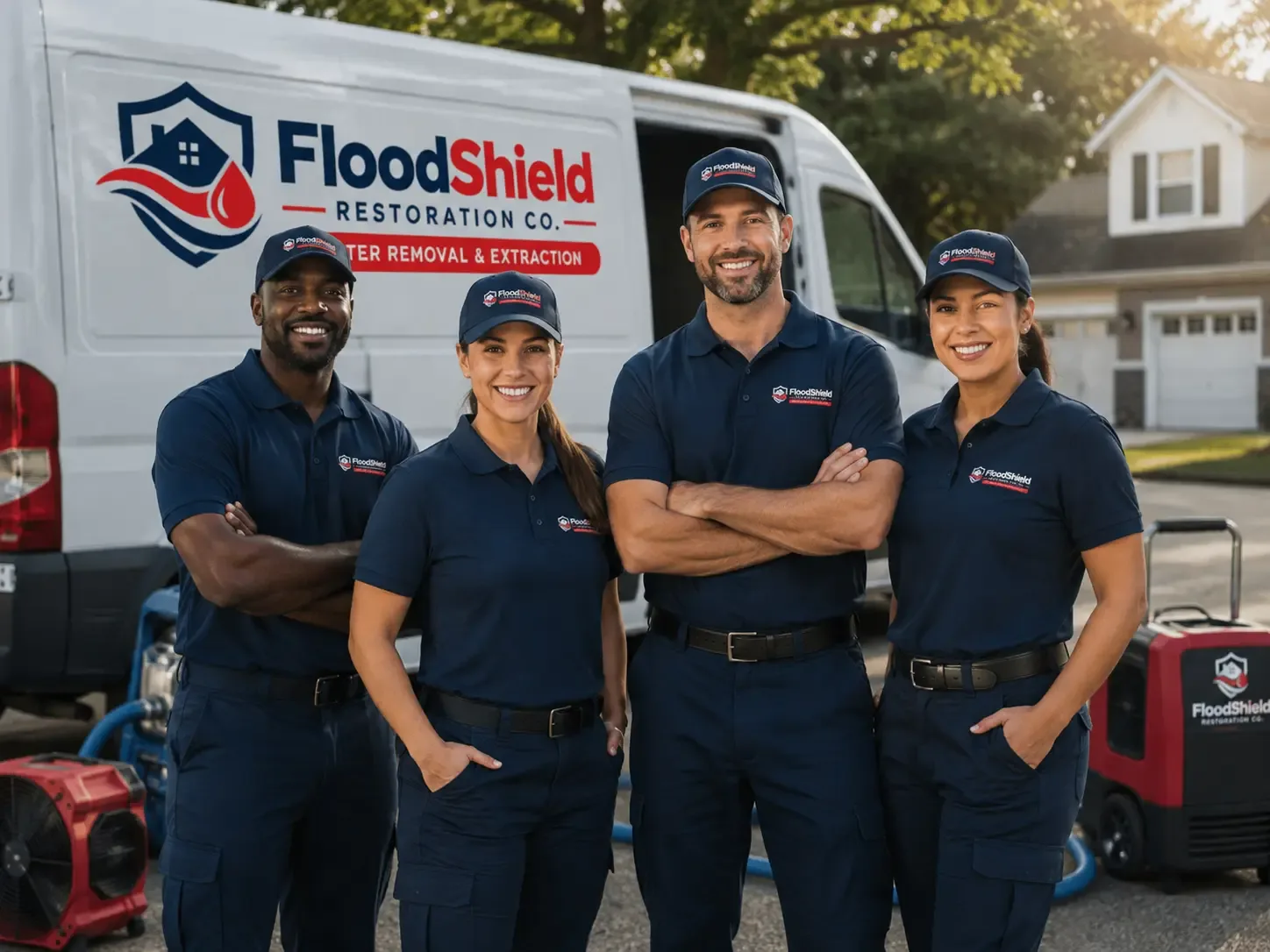 Flood Damage Restoration company in Rappahannock Academy, VA